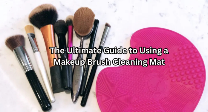 makeup brush cleaning mat