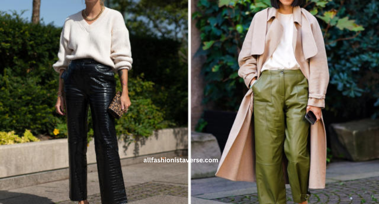 tops to wear with leather trousers