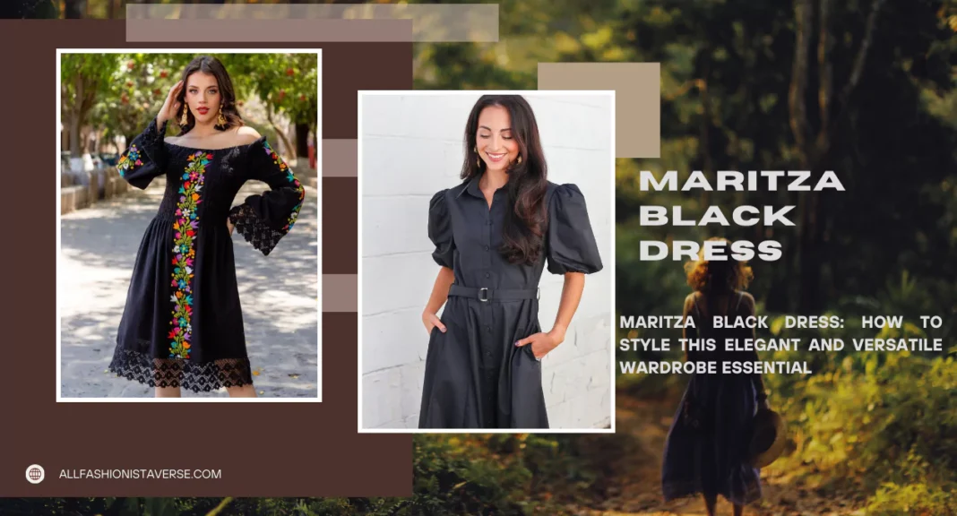 maritza black dress